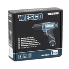 Furadeira e Parafusadeira a Bateria Wesco com Carregador e Bateria 12V 3/8" WS2556 Bivolt