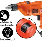 Furadeira Impacto Black Decker 3-8 Tm500 560w 220v