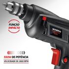 Furadeira Mondial 550w Fi09 - 2951-01 Preto 110 Volts