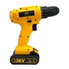 Furadeira Parafusadeira 36v Recarregavel Bateria + Acessorios