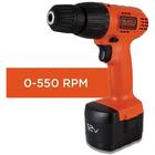 Furadeira Parafusadeira 3/8" bateria 12 volts + maleta com 10