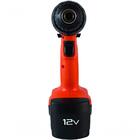 Furadeira Parafusadeira 3/8" bateria 12 volts + maleta com 10