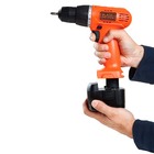 Furadeira Parafusadeira 3/8" bateria 12 volts + maleta com 10