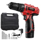 Furadeira Parafusadeira De Impacto 3/8" A Bateria 12v Com Mal