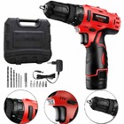 Furadeira Parafusadeira De Impacto 3/8" A Bateria 12v Com Mal