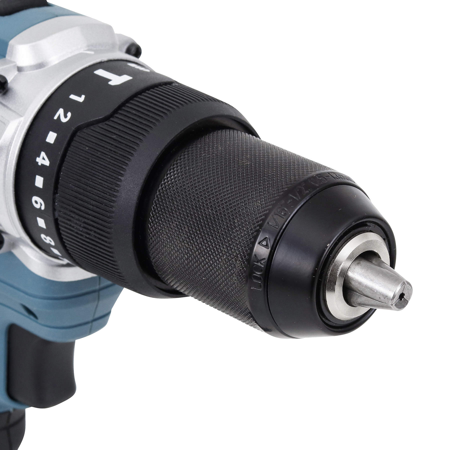 Prático com mandril de aperto rápido