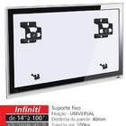 Fusion Painel Para Tv Lcd/plasma/led Até 56" - Branco Com Nog