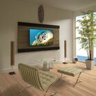 Fusion Painel Para Tv Lcd/plasma/led Até 56" - Nogal Com Preto