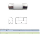 Fusível Cartucho Porcelana 22x58 Mm Ultra Rápido 125a 10 Peças