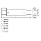 Fusível Faca 600a/250v