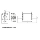 Fusível Nh-00c Gl/gg 100ka 500vca 32a