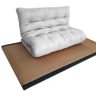 Futon 02 Lugares Slim 128x188x10cm - Cor Gelo