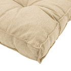 Futon Alto 120x80cm Linho Twist Caqui