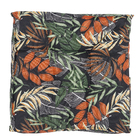 FUTON ALTO 45 cm X 45 cm  ACQUA FOLHAGEM PRETO