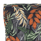 FUTON ALTO 45 cm X 45 cm  ACQUA FOLHAGEM PRETO