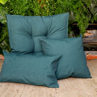 FUTON ALTO 45 cm X 45 cm  ACQUA  VERDE ESCURO