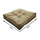 Futon Alto Ecotec 60x60cm Marrom Próxima
