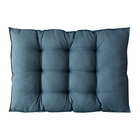 Futon Alto em Linho Azul 60x60cm Beca Decor