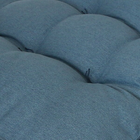 Futon Alto em Linho Azul 60x60cm Beca Decor