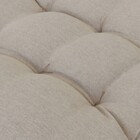 Futon Alto em Linho Bege 1,20x80x15cm Beca Decor