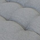 Futon Alto em Linho Cinza 1,20x80x15cm Beca Decor