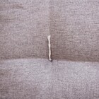 Futon Alto Linho Caqui 45x45cm Artesanal Teares