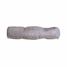 Futon Alto Linho Caqui 45x45cm Artesanal Teares