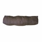 Futon Alto Linho Marrom 45x45cm Artesanal Teares
