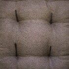 Futon Alto Linho Marrom 45x45cm Artesanal Teares