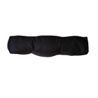 Futon Alto Linho Preto 45x45cm Artesanal Teares