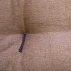 Futon Alto Linho Terracota 45x45cm Artesanal Teares