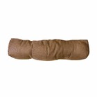 Futon Alto Linho Terracota 45x45cm Artesanal Teares