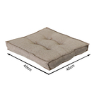 Futon Alto Mercúrio Caqui 45x45cm Próxima