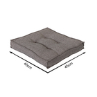 Futon Alto Mercúrio Marrom 45x45cm Próxima
