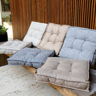 Futon Baixo 40X40cm Linho Linen Ar
