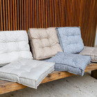Futon Baixo 40X40cm Linho Linen Cz