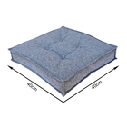 Futon Baixo 40X40cm Linho Linen Cz