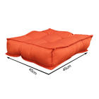 Futon Baixo Oxford Terracota 40x40cm Próxima