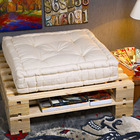Futon Basic Bege 60x60cm