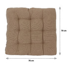 Futon Basic Ráfia 70x70cm Inspire