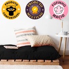 Futon Dobrável De Espuma Solteiro 120x60 Bf Colchões