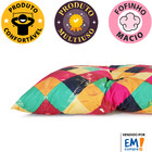 Futon Dobrável De Espuma Solteiro Geométrico - Emcompre Bf Co