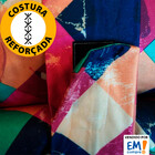 Futon Dobrável De Espuma Solteiro Geométrico - Emcompre Bf Co