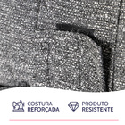 Futon Dobrável De Espuma Solteiro Grafite - Emcompre Bf Colch