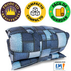 Futon Dobrável De Espuma Solteiro Jeans - Emcompre Bf Colchões