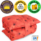 Futon Dobrável De Espuma Solteiro Laranja - Emcompre Bf Colch