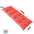 Futon Dobrável De Espuma Solteiro Laranja - Emcompre Bf Colch