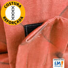 Futon Dobrável De Espuma Solteiro Laranja - Emcompre Bf Colch