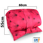 Futon Dobrável De Espuma Solteiro Pink - Emcompre Bf Colchões