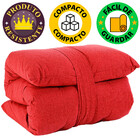 Futon Dobrável De Espuma Solteiro Vermelho - Emcompre Bf Colc